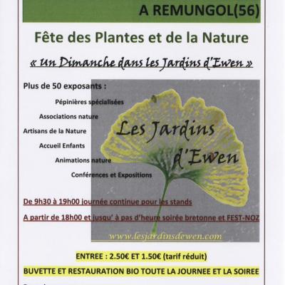 affiche fête des plantes et de la nature 2008