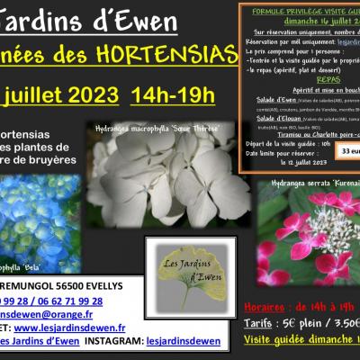 Affiche hortensias 2023