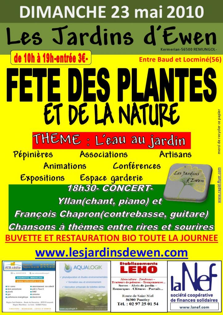affiche fête des plantes et de la nature 2010