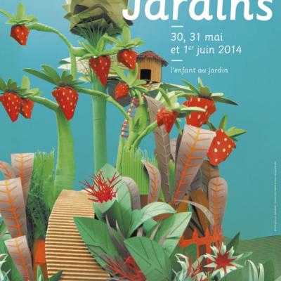 affiche rendez-vous aux jardins 2014