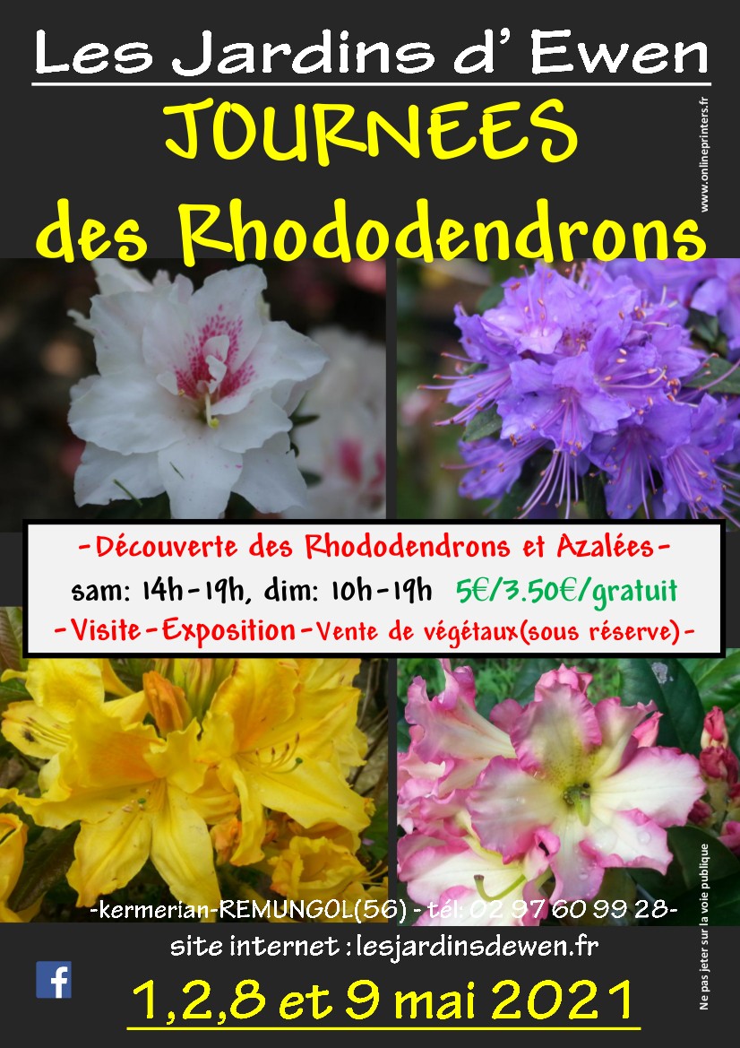 Affiche Rhododendrons 2021