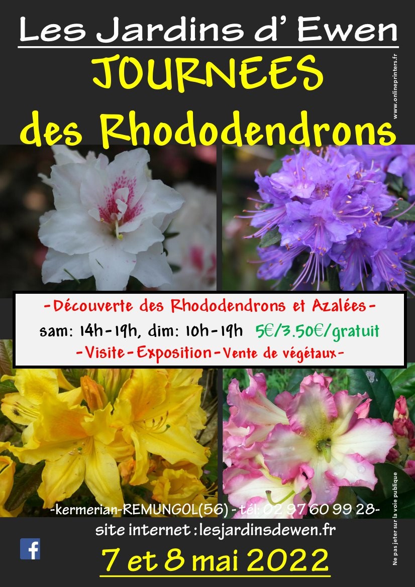 Affiche rhododendrons 2022