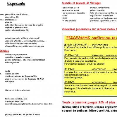 Verso programme octobre 2010